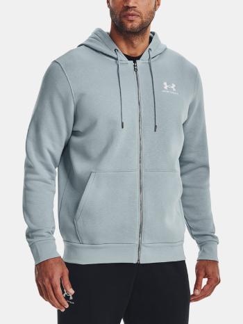 Under Armour UA Essential Fleece FZ Hood-BLU Mikina Modrá