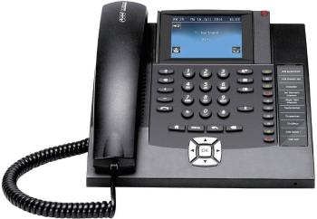 Auerswald COMfortel 1400 systémový telefón, ISDN handsfree dotykový farebný displej čierna