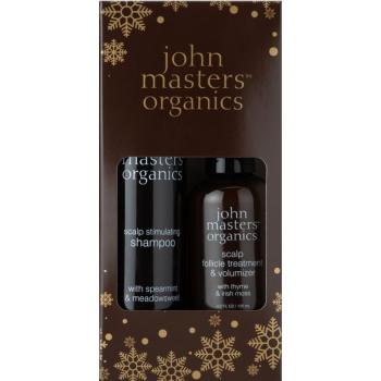 John Masters Organics Spearmint & Meadowsweet Scalp Duo darčeková sada (pre zdravú pokožku hlavy)