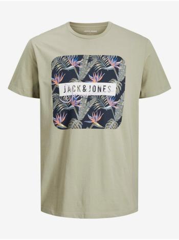 Tričká s krátkym rukávom pre mužov Jack & Jones - svetlozelená