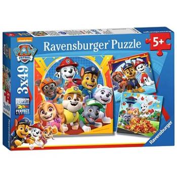 Ravensburger 050482 Labková patrola – Šantenie v lístí 3× 49 dielikov (4005556050482)