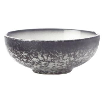 Bielo-čierna keramická miska Maxwell & Williams Caviar, ø 11 cm