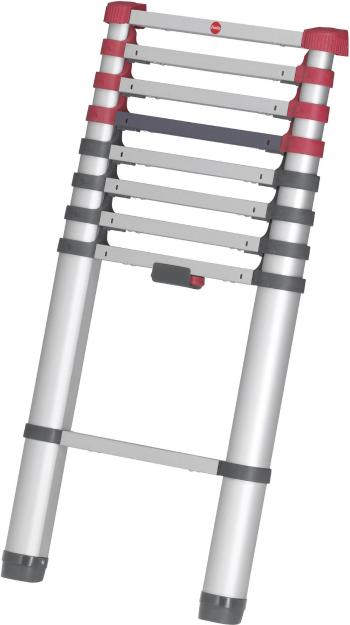 Hailo T80 FLEXLINE 7113-091 hliník teleskopický rebrík  Max.prac. výška: 3.4 m strieborná, čierna, červená 8.1 kg