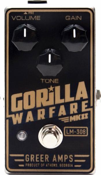 Greer Amps Gorilla Warfare MKII LM-308 Gitarový efekt