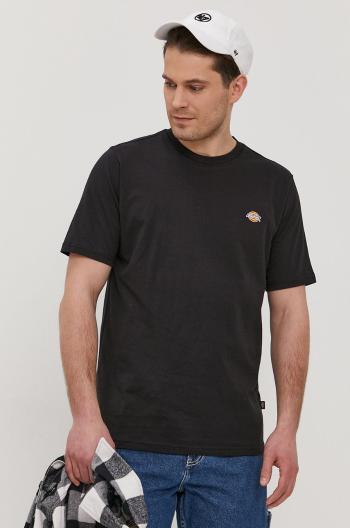 Tričko Dickies pánske, čierna farba, jednofarebné