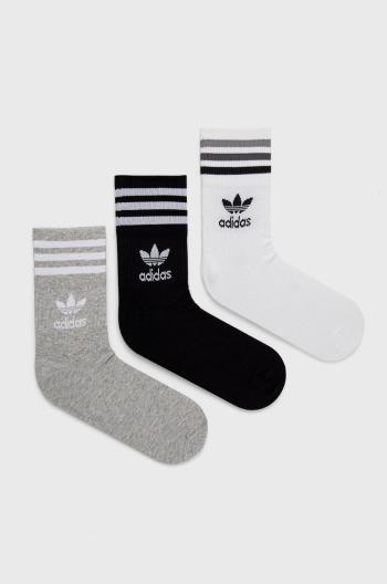 Ponožky adidas Originals (3-pack) HC9554 biela farba