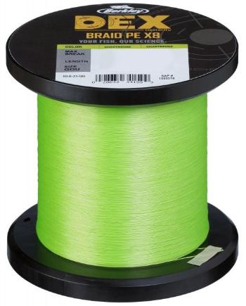 Berkley splietaná šnúra dex braid pe x8 chartreuse metráž - 0,12 mm 9 kg