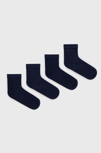 Detské ponožky United Colors of Benetton (4-pack) tmavomodrá farba