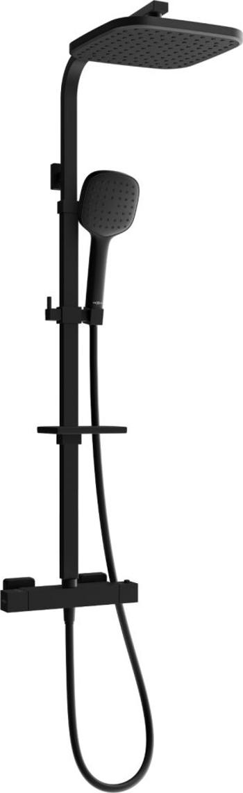 MEXEN/S - CQ33 sprchový stĺp s termostatickou batériou čierna 772503395-70