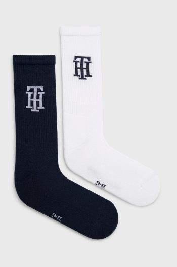Ponožky Tommy Hilfiger pánske, biela farba