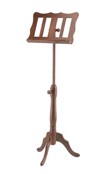 K&M 117 Wooden music stand walnut