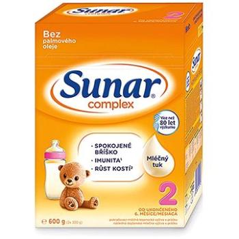 Sunar Complex 2 pokračovacie dojčenské mlieko 600 g (8592084415716)