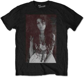 Amy Winehouse Tričko Back to Black Black S