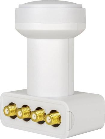 MegaSat HD-Profi satelitný konvertor Quad-LNB  Počet účastníkov: 4 Veľkosť feedu: 40 mm pozlátené konektory, ochrana pro