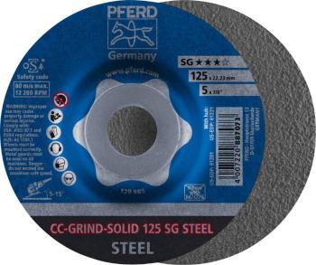 PFERD 64185125 Cc-Grind-Solid Sg Steel brúsny kotúč  125 mm  10 ks