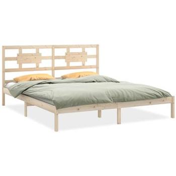 Rám postele masívne drevo 200 × 200 cm, 3105685