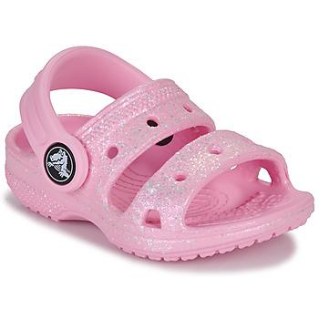 Crocs  Sandále Classic Crocs Glitter Sandal T  Ružová