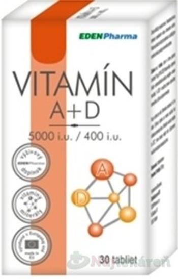 EdenPharma Vitamín A + D 5000 I.U./ 400 I.U. 30 tabliet