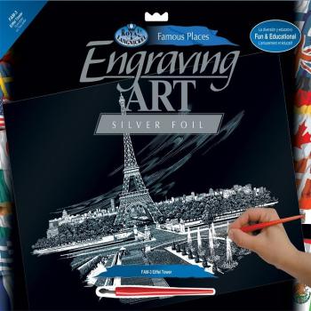 Kreatívny set na engraving A3 – Paríž