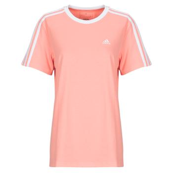 adidas  Essentials 3-Stripes T-Shirt  Tričká s krátkym rukávom Ružová