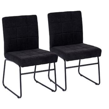 Jedálenská stolička NORDIC SIMPLE čierna, set 2 ks (3353)