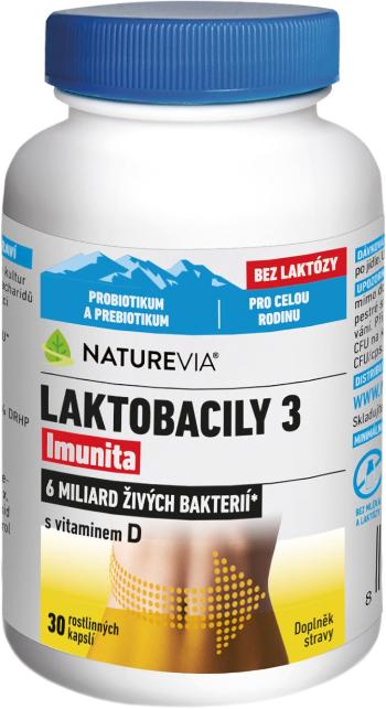 NatureVia Laktobacily "3" Imunita 30 tabliet