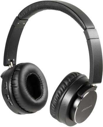 Vivanco HIGHQ AUDIO BLACK Bluetooth Hi-Fi slúchadlá On Ear na ušiach zložiteľná, Headset čierna