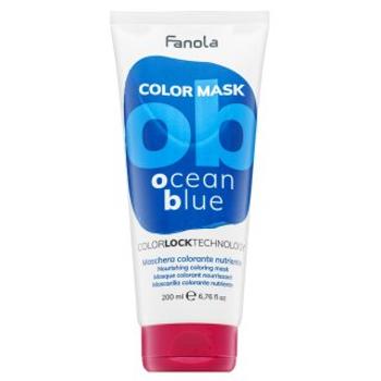 Fanola Color Mask vyživujúca maska ​​s farebnými pigmentmi pre oživenie farby Ocean Blue 200 ml