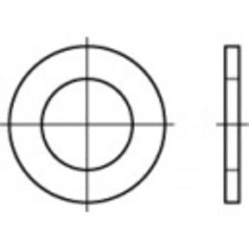 Podložka plochá TOOLCRAFT 106708 DIN 433 vonkajší Ø:24 mm Vnút.Ø:15 mm oceľ,Zn.100 ks