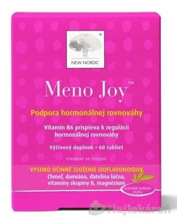 NEW NORDIC Meno Joy na podporu hormonálnej rovnováhy v menopauze 60tbl