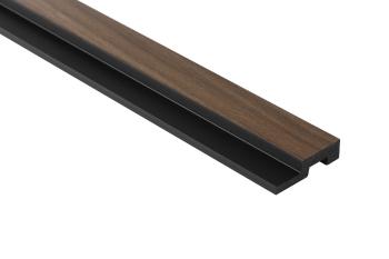 Obkladová lamela pravé ukončenie Fineza Slat Medium Dark oak 270X2,3 cm SLAT02DOR