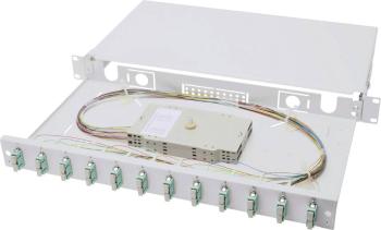 Digitus DN-96321/3 LWL patch panel 12 portů SC 1 U