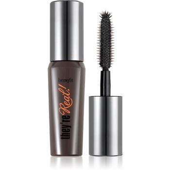 Benefit They're Real! Mascara Mini predlžujúca riasenka pre efekt umelých mihalnic odtieň Jet Black 4 g