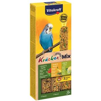 Vitakraft Kracker, andulka, sezam-byliny-kiwi, 3 ks (4008239212375)