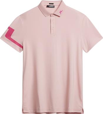 J.Lindeberg Heath Regular Fit Powder Pink XL Polo košeľa