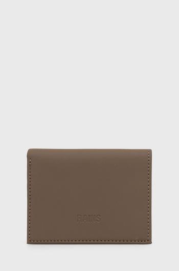 Peňaženka Rains 16020 Folded Wallet hnedá farba