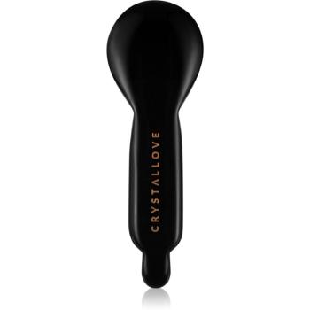 Crystallove Black Obsidian Spoon Eye Gua Sha masážna pomôcka na očné okolie 1 ks