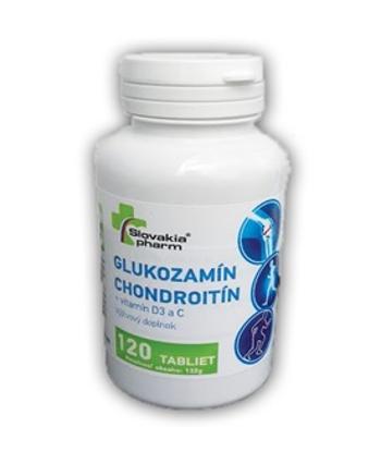 Slovakiapharm Glukozamín Chondroitín + vitamín D3, C 120 tabliet