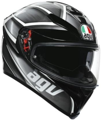 AGV K-5 S Tempest Black/Silver S/M Prilba