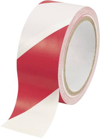 TOOLCRAFT WT-WR 1564135 značiace páska WT-WR červená, biela (d x š) 18 m x 48 mm 1 ks