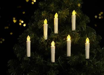 Sygonix SY-4531626 osvetlenie na vianočný stromček  vonkajšie  na batérie Počet žiaroviek 20 LED  teplá biela