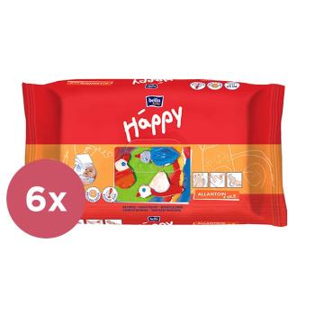 6x BELLA HAPPY BABY Vlhčené ubrousky s vitamínem E 64 ks