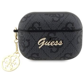 Guess 4G Script Charms PC/PU Puzdro na Airpods Pro 2 Black (GUAP2G4GSMK)