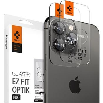 Spigen tR EZ Fit Optik Pro 2 Pack Black iPhone 14 Pro/iPhone 14 Pro Max (AGL05205)