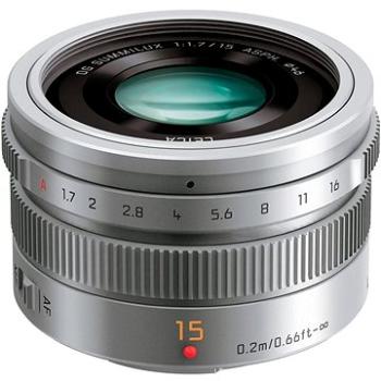 Panasonic Leica DG Summilux 15 mm f/1,7 ASPH strieborný (H-X015E-S)