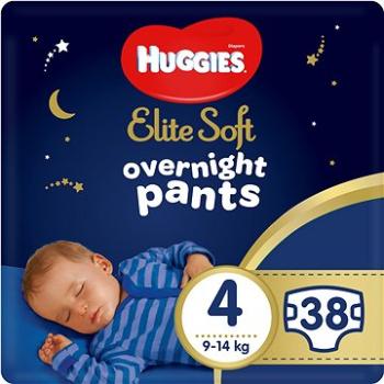HUGGIES Elite Soft Pants cez noc Pants veľ. 4 (2× 19 ks)