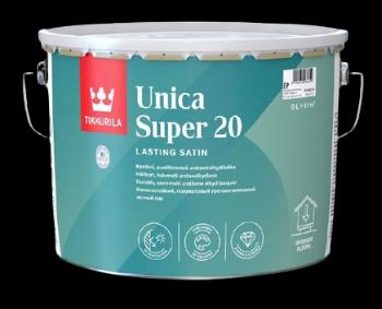 UNICA SUPER 20 - Odolný alkyd-uretánový lak bezfarebný polomatný 9 L