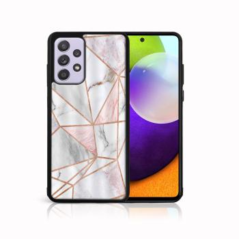 MY ART Silikónový kryt Samsung Galaxy A52 / A52s / A52 5G PINK MARBLE (143)