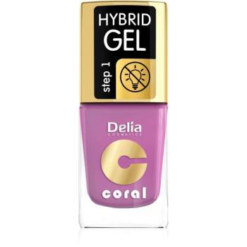 Delia Cosmetics Coral Nail Enamel Hybrid Gel gélový lak na nechty odtieň 05 11 ml