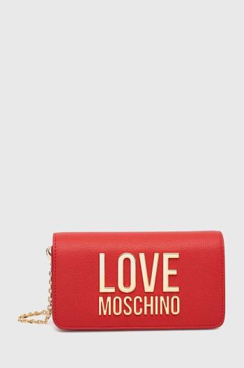 Kabelka Love Moschino červená farba